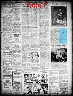 Page thumbnail for The Ironton News