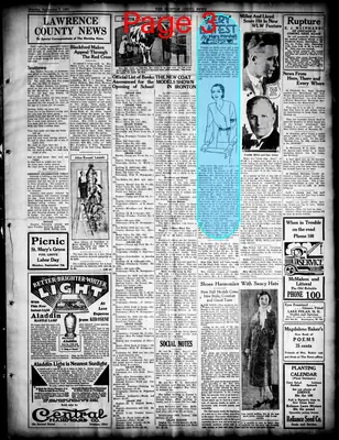 Page thumbnail for The Ironton News