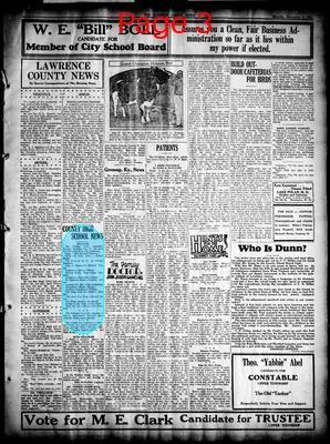Page thumbnail for The Ironton News