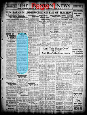 Page thumbnail for The Ironton News