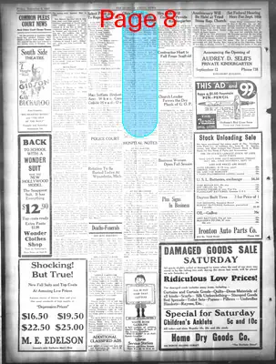 Page thumbnail for The Ironton News