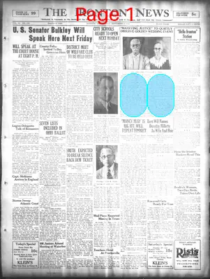 Page thumbnail for The Ironton News