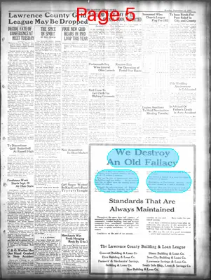 Page thumbnail for The Ironton News