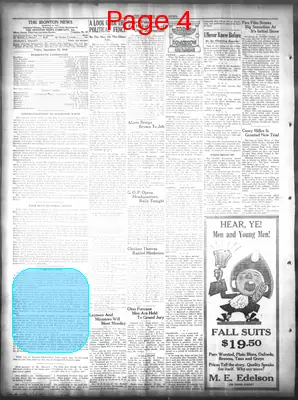 Page thumbnail for The Ironton News