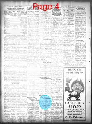 Page thumbnail for The Ironton News