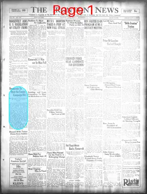 Page thumbnail for The Ironton News