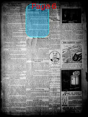 Page thumbnail for The Ironton News