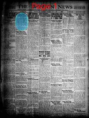 Page thumbnail for The Ironton News