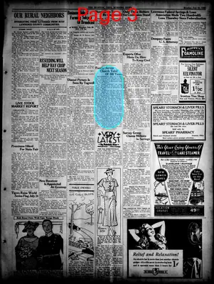Page thumbnail for The Ironton News