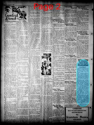 Page thumbnail for The Ironton News