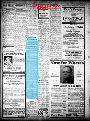 Page thumbnail for The Ironton News