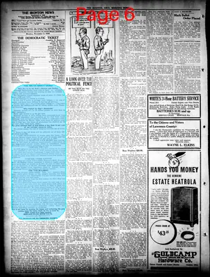 Page thumbnail for The Ironton News