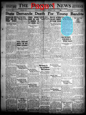 Page thumbnail for The Ironton News