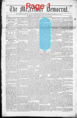 Page thumbnail for M'arthur Democrat