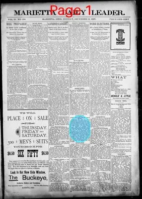 Page thumbnail for Marietta Daily Leader