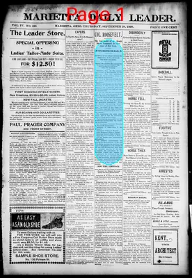 Page thumbnail for Marietta Daily Leader