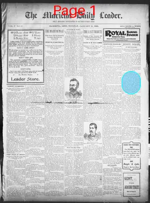 Page thumbnail for Marietta Daily Leader