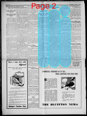 Page thumbnail for The Bluffton News