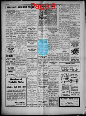 Page thumbnail for The Bluffton News