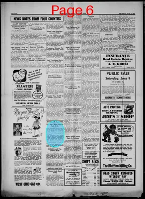 Page thumbnail for The Bluffton News