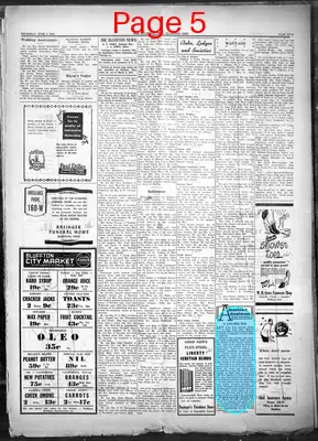 Page thumbnail for The Bluffton News