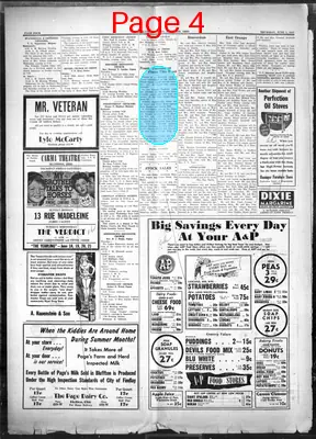 Page thumbnail for The Bluffton News