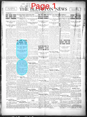 Page thumbnail for The Bluffton News