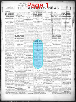 Page thumbnail for The Bluffton News