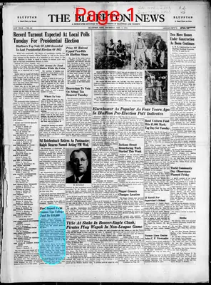 Page thumbnail for The Bluffton News