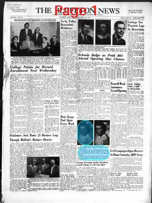 Page thumbnail for The Bluffton News