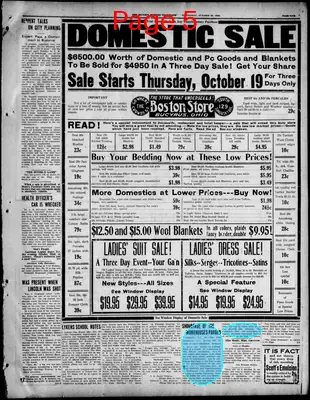 Page thumbnail for The Bucyrus Evening Telegraph