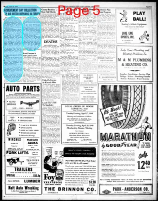 Page thumbnail for Ottawa County News