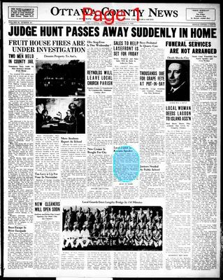 Page thumbnail for Ottawa County News