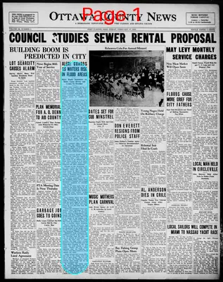 Page thumbnail for Ottawa County News