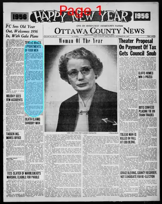 Page thumbnail for Ottawa County News