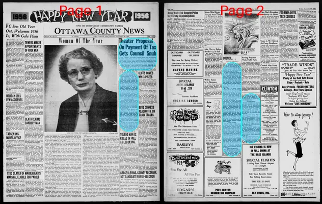 Page thumbnail for Ottawa County News