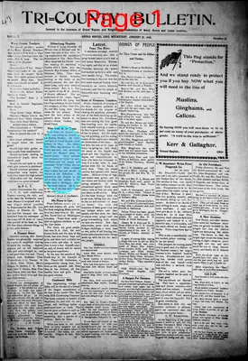 Page thumbnail for Tri County Bulletin