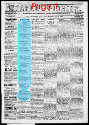 Page thumbnail for The Wyandot Pioneer