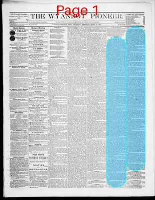 Page thumbnail for The Wyandot Pioneer