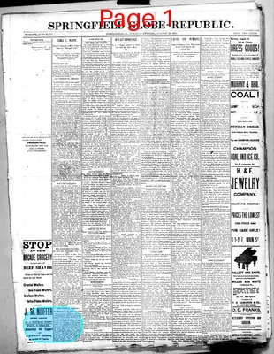 Page thumbnail for Springfield Globe Republic