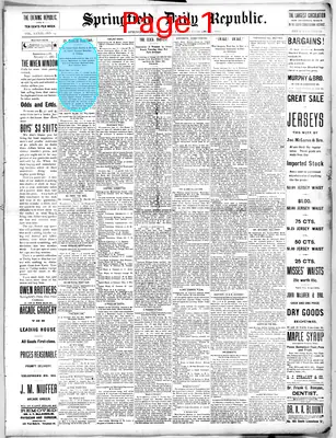 Page thumbnail for Springfield Daily Republic
