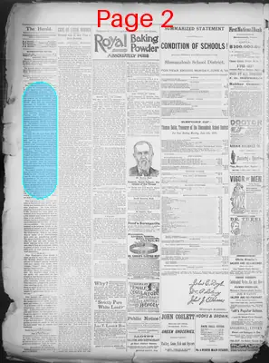 Page thumbnail for The Evening Herald