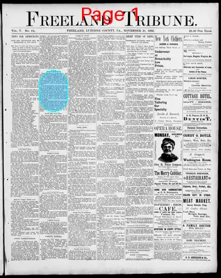 Page thumbnail for Freeland Tribune