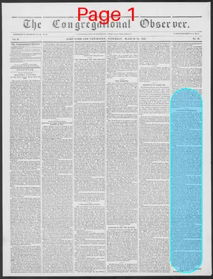 Page thumbnail for The Congregational Observer