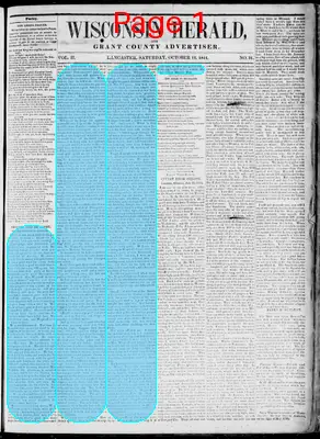 Page thumbnail for Wisconsin Herald, And Grant County Advertiser