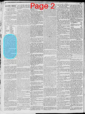 Page thumbnail for Wisconsin Herald, And Grant County Advertiser