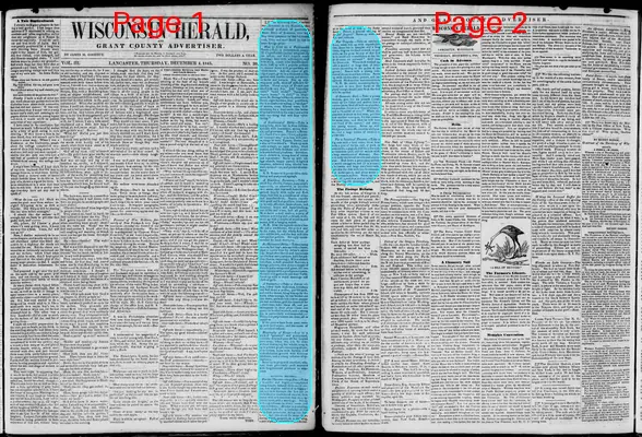 Page thumbnail for Wisconsin Herald, And Grant County Advertiser