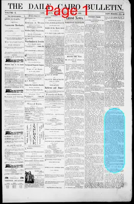 Page thumbnail for The Daily Cairo Bulletin