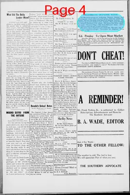 Page thumbnail for The Southern Advocate
