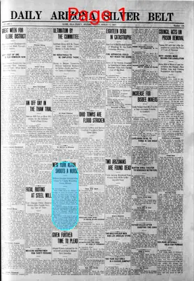 Page thumbnail for Daily Arizona Silver Belt